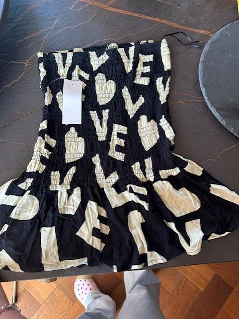 Paris Love Shirred Mini Skirt
