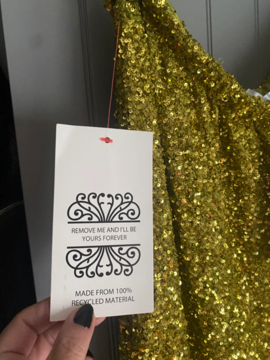 never fully dressed green sequin skirt BEYOND THE STARS HIGH WAIST SEQUIN SPLIT MAXI SKIRT main image 0