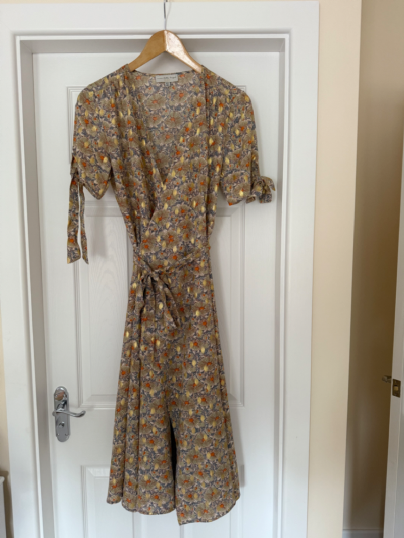 Gold Zsa Zsa Wrap Dress