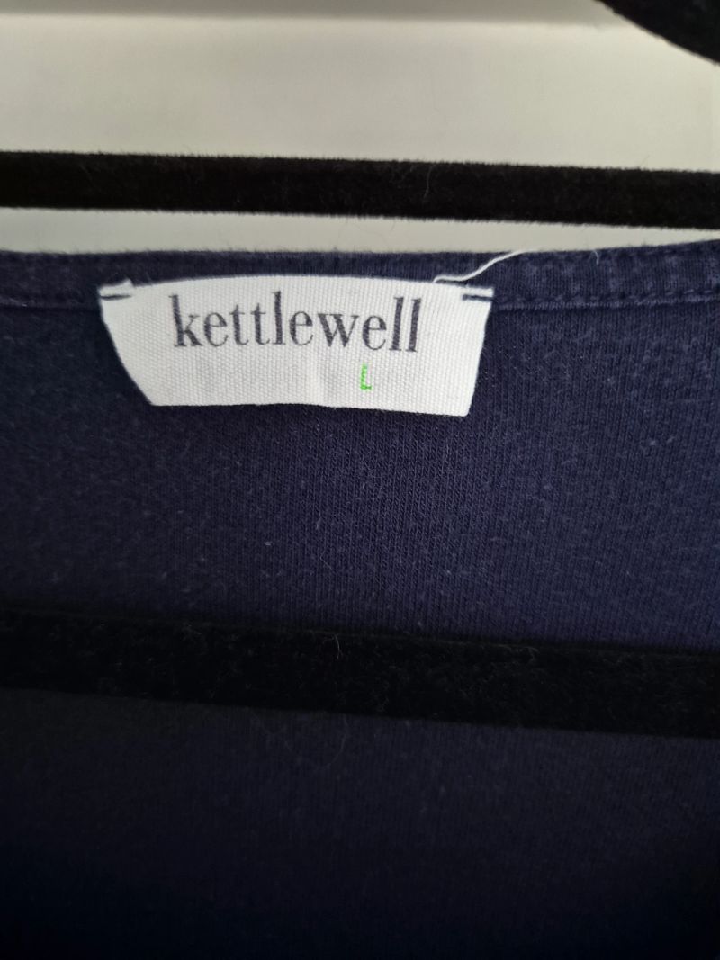 Kettlewell Striped Long Sleeve Top Navy Green
