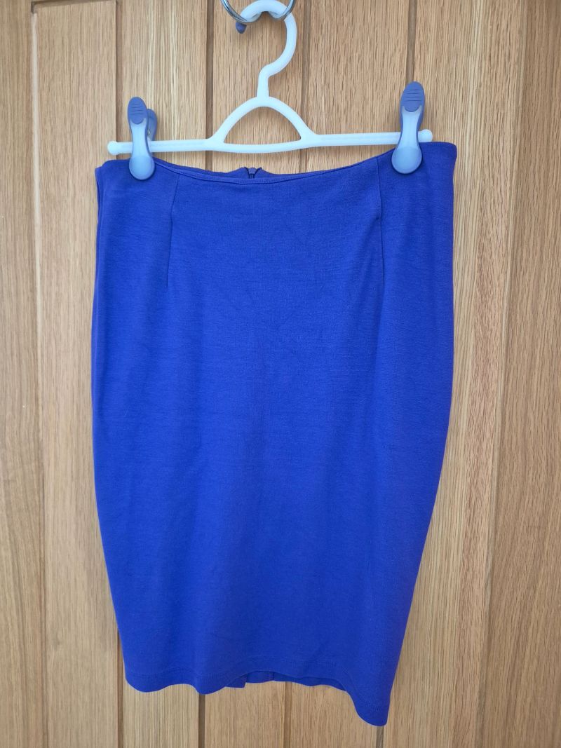 Ganzi purple or Lobelia Pencil Skirt Size M