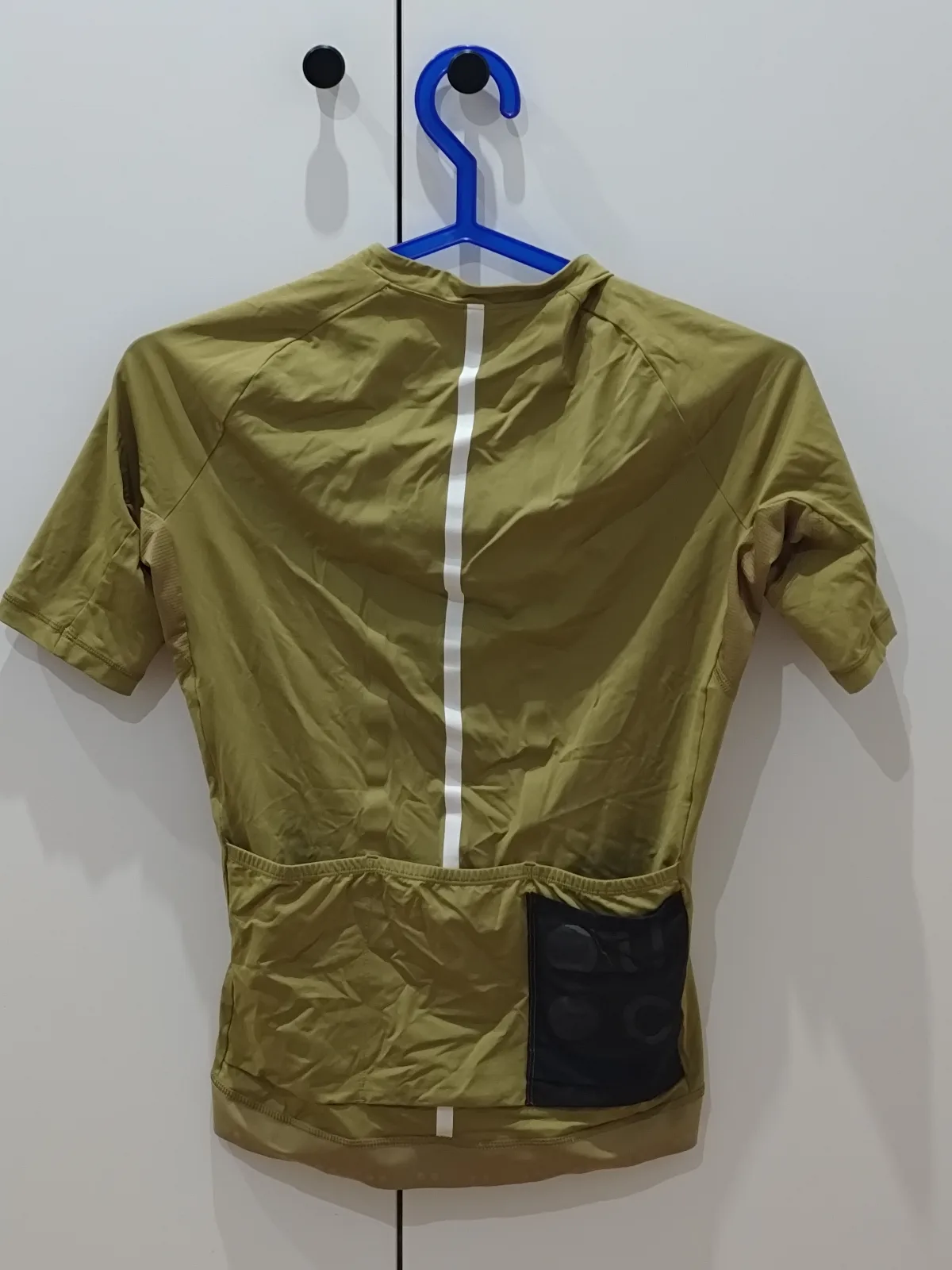 Men's Mono Short Sleeve Jersey - Olive Gold