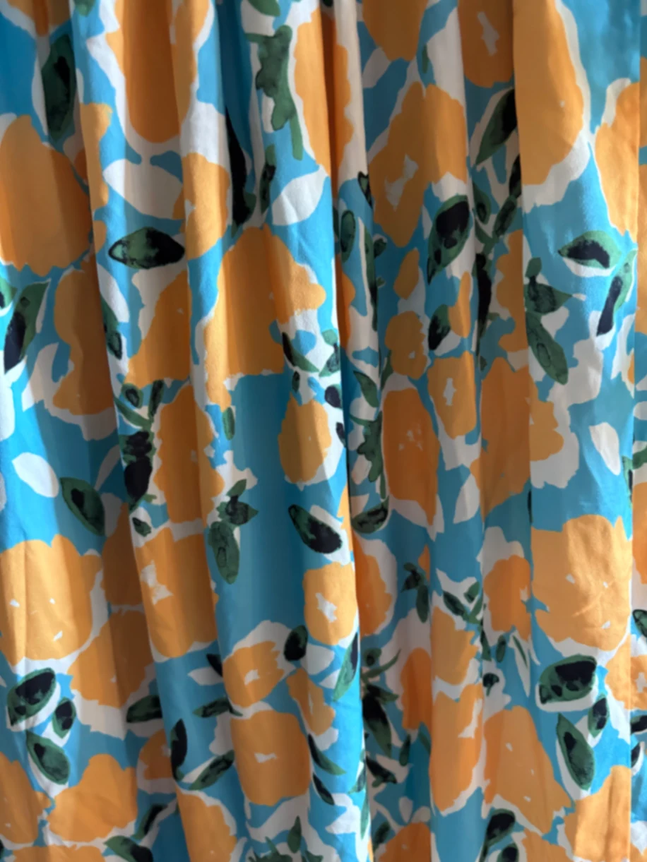 Fifi Floral Shirred Midi Dress