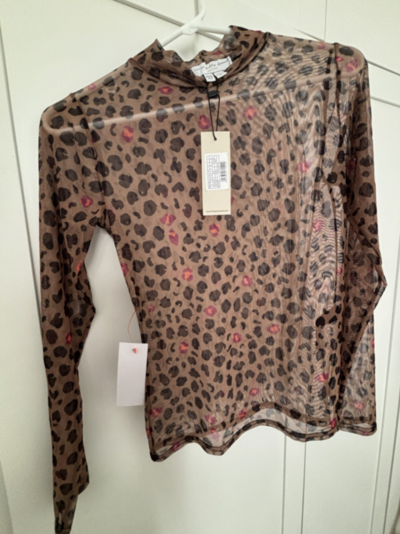 Animal Mesh Top