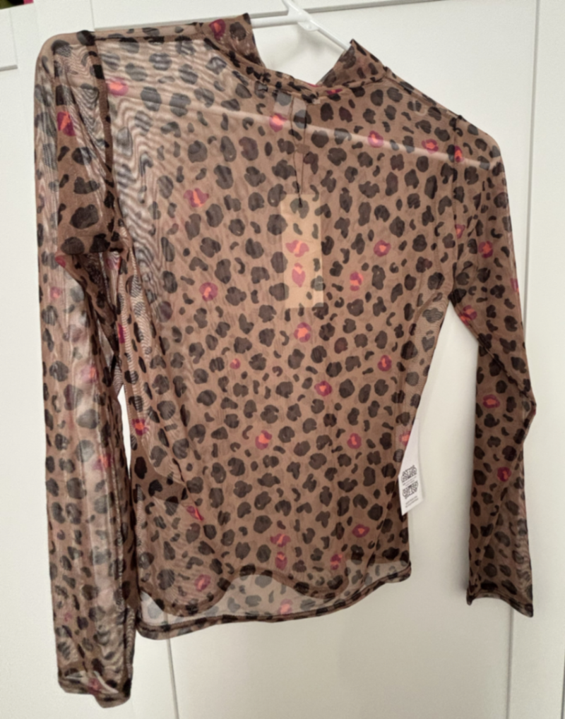 Animal Mesh Top