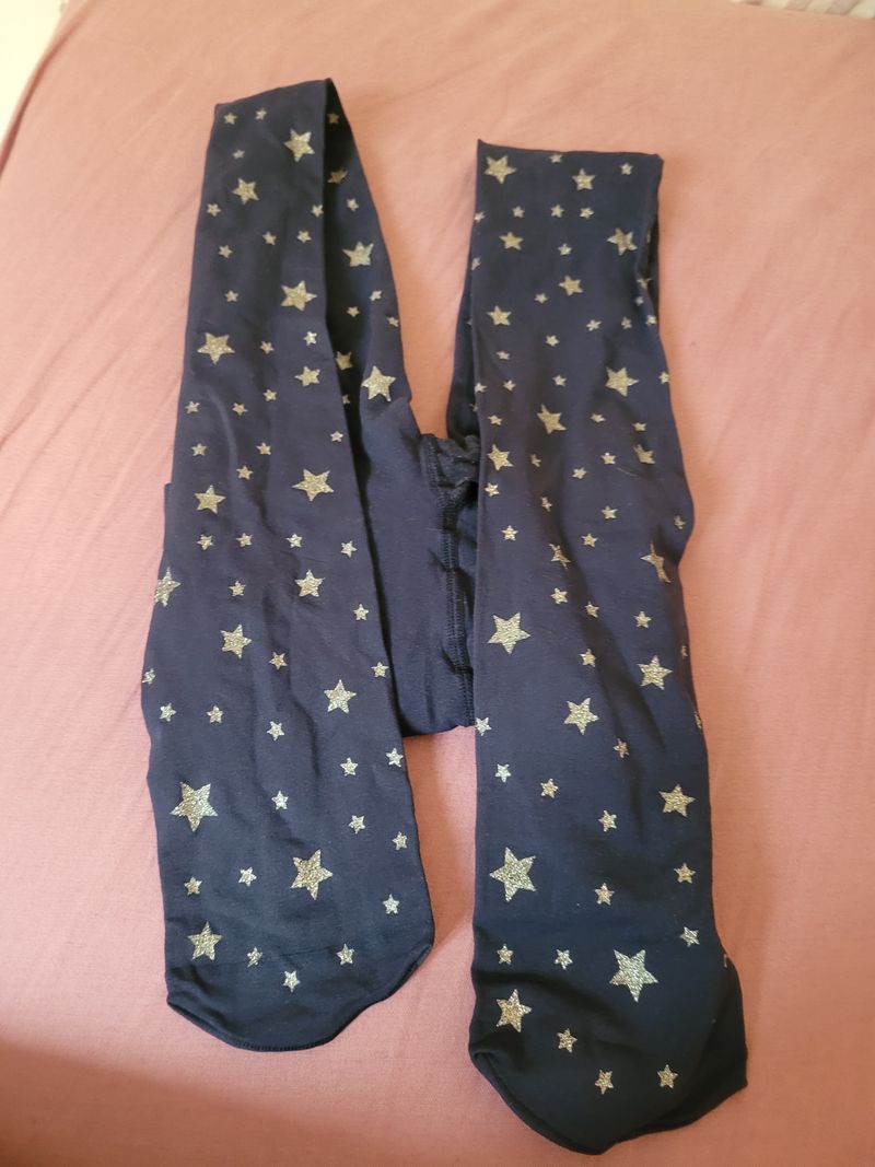 Navy and Glitter Stars