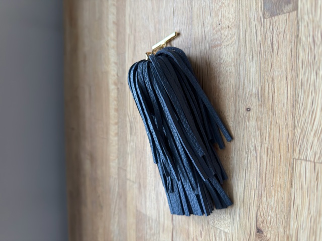 Cornflower blue Double Pom Pom Tassel GH