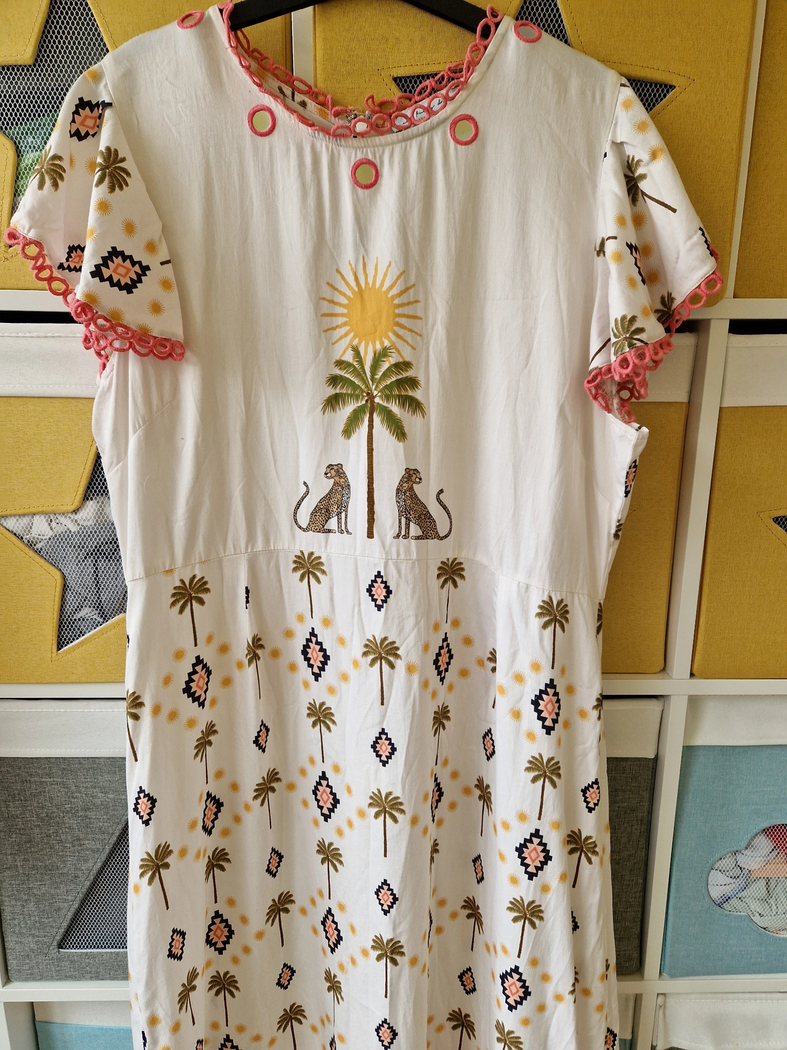 Diamond Clover Midi Dress - PRE LOVED