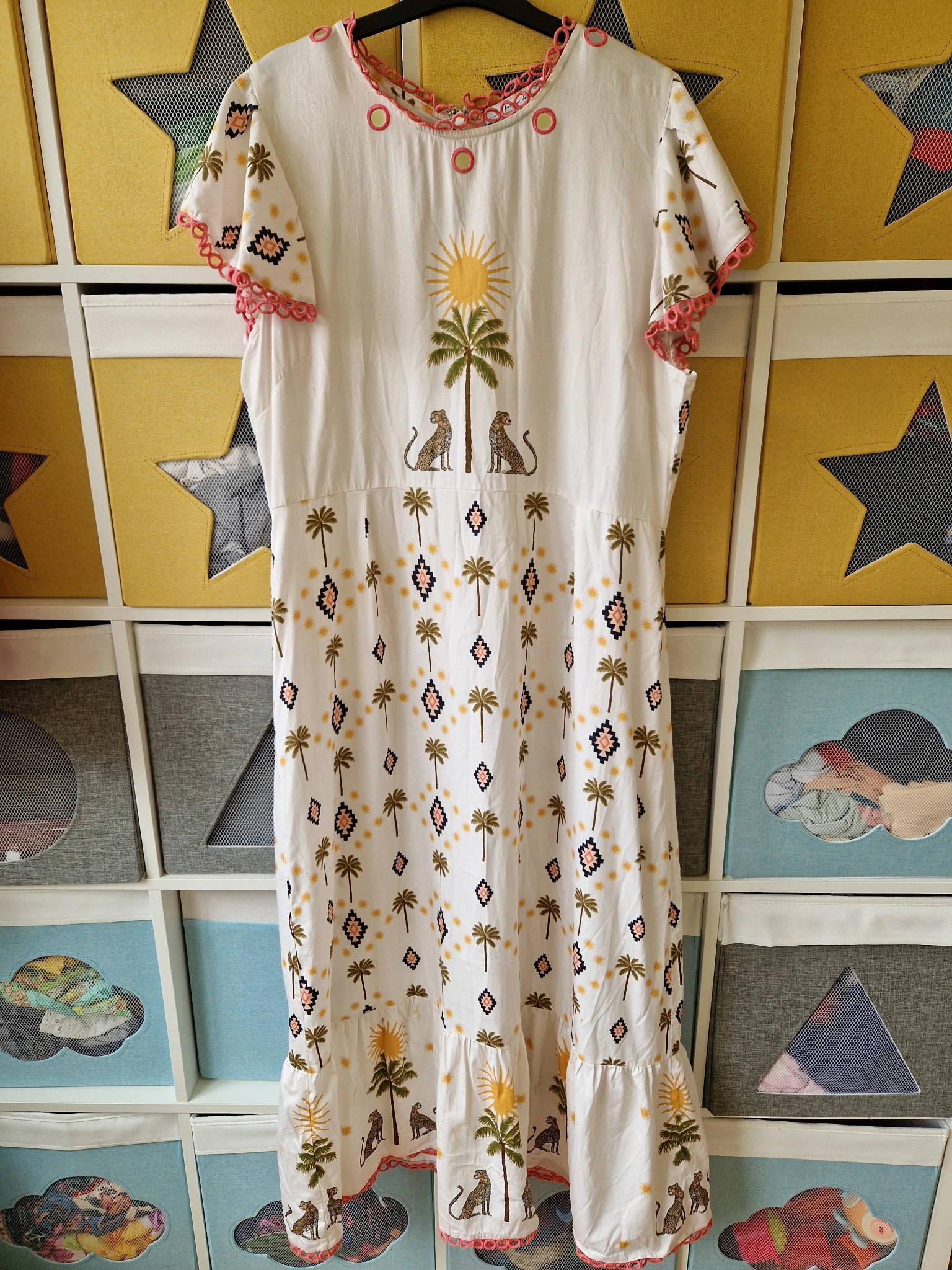 Diamond Clover Midi Dress - PRE LOVED