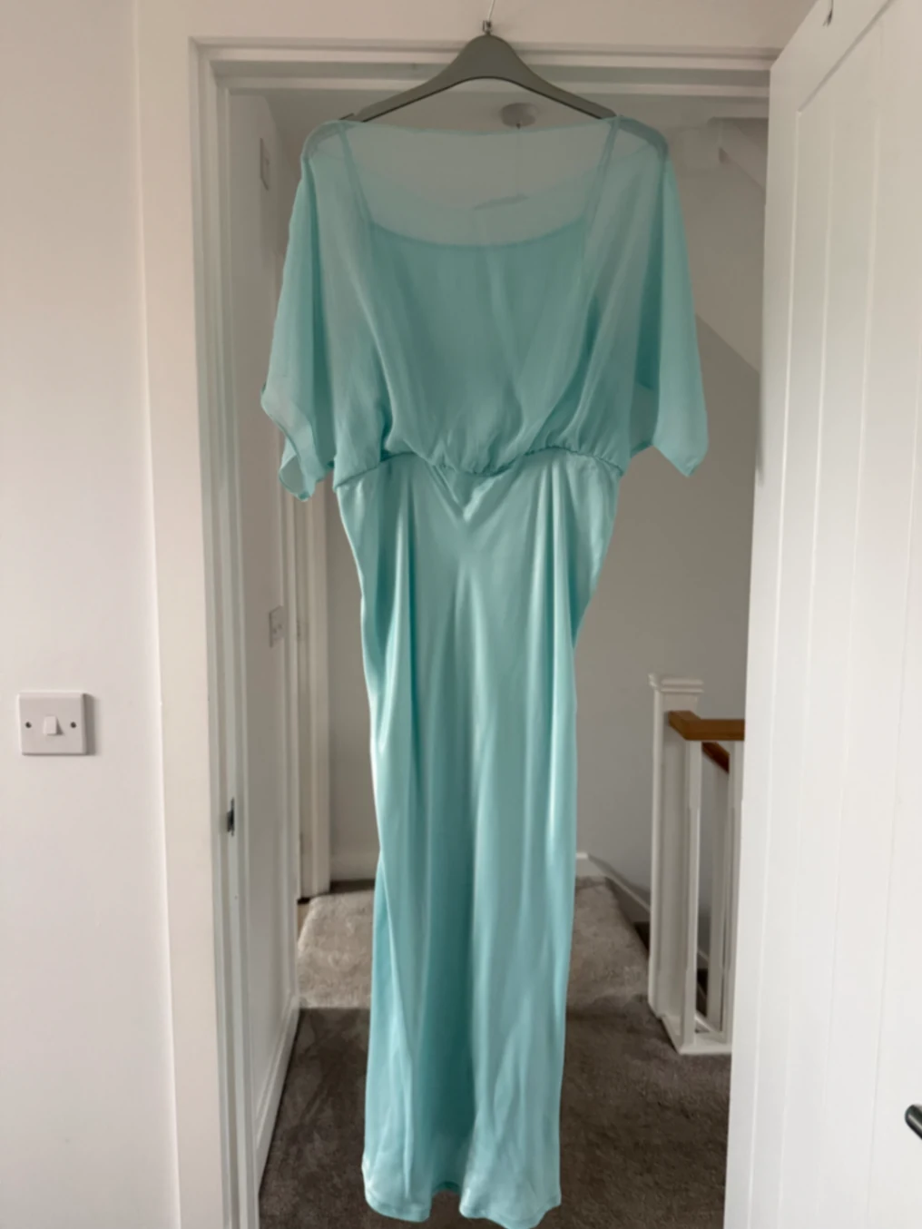 Blue Chiffon Tilly Dress