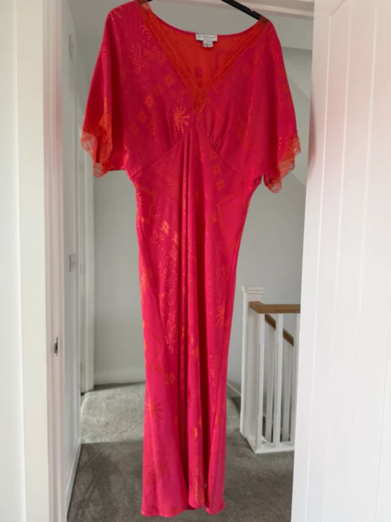 Pink Safari Thea Maxi Dress