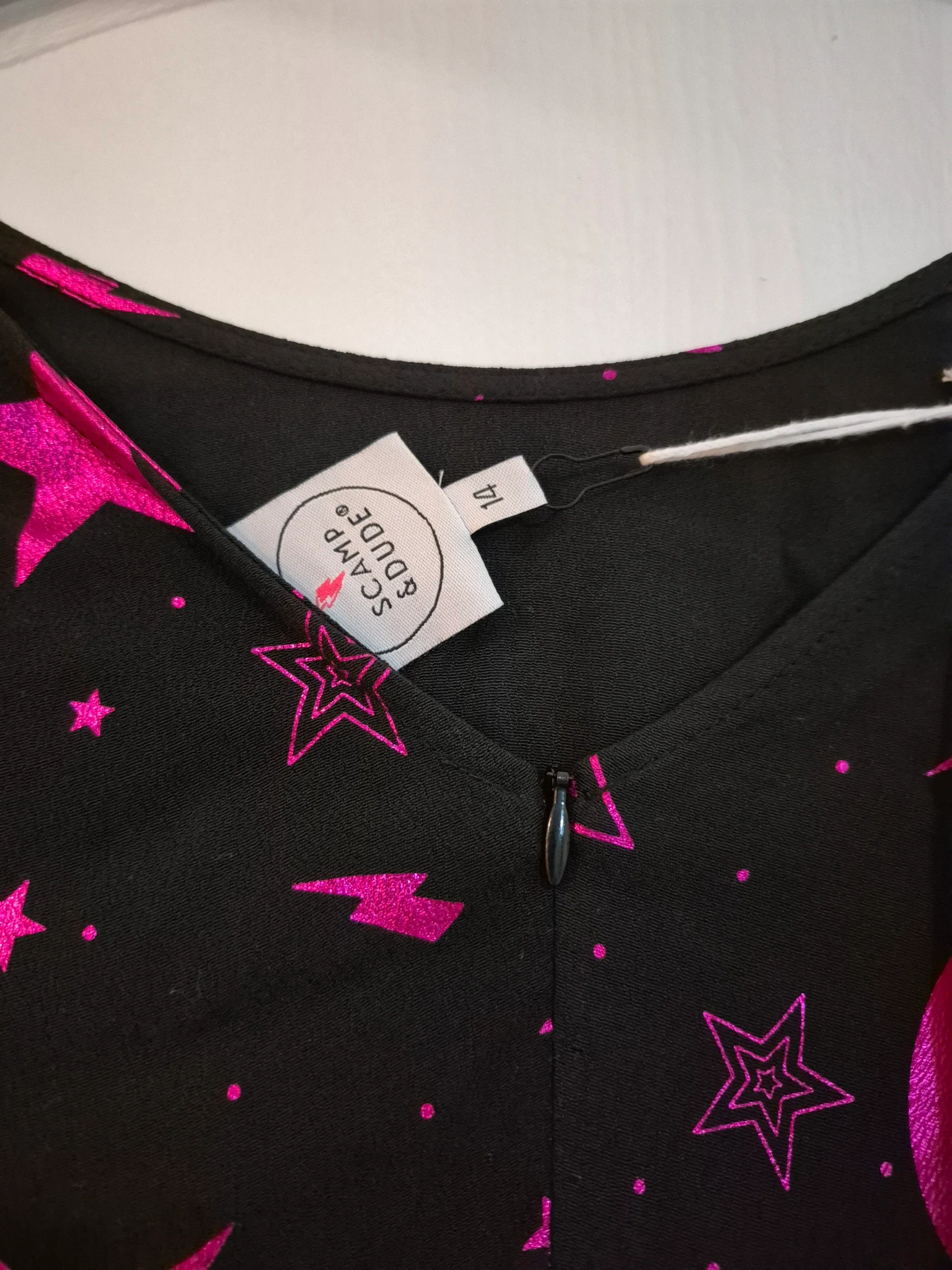 strapless open back dress Short Black Velvet Homecoming Dress with Pink Ribbon Black/Hot Pink / 1