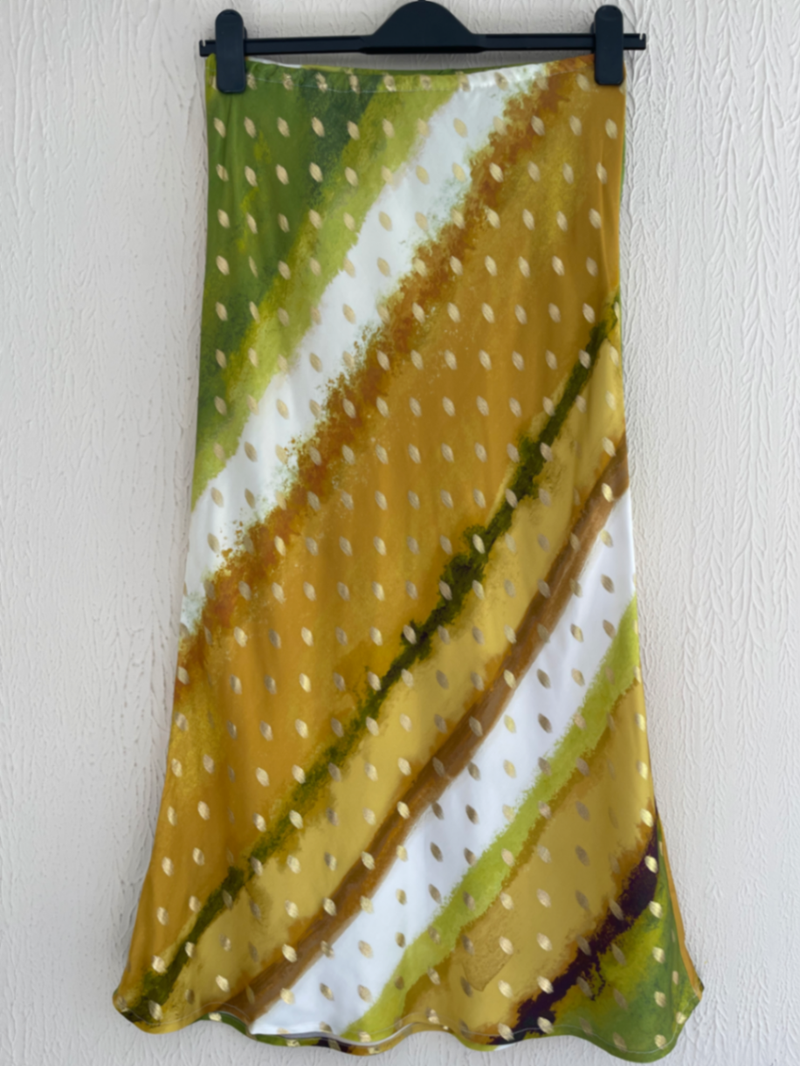 Green Ombre Dorris Skirt Petite
