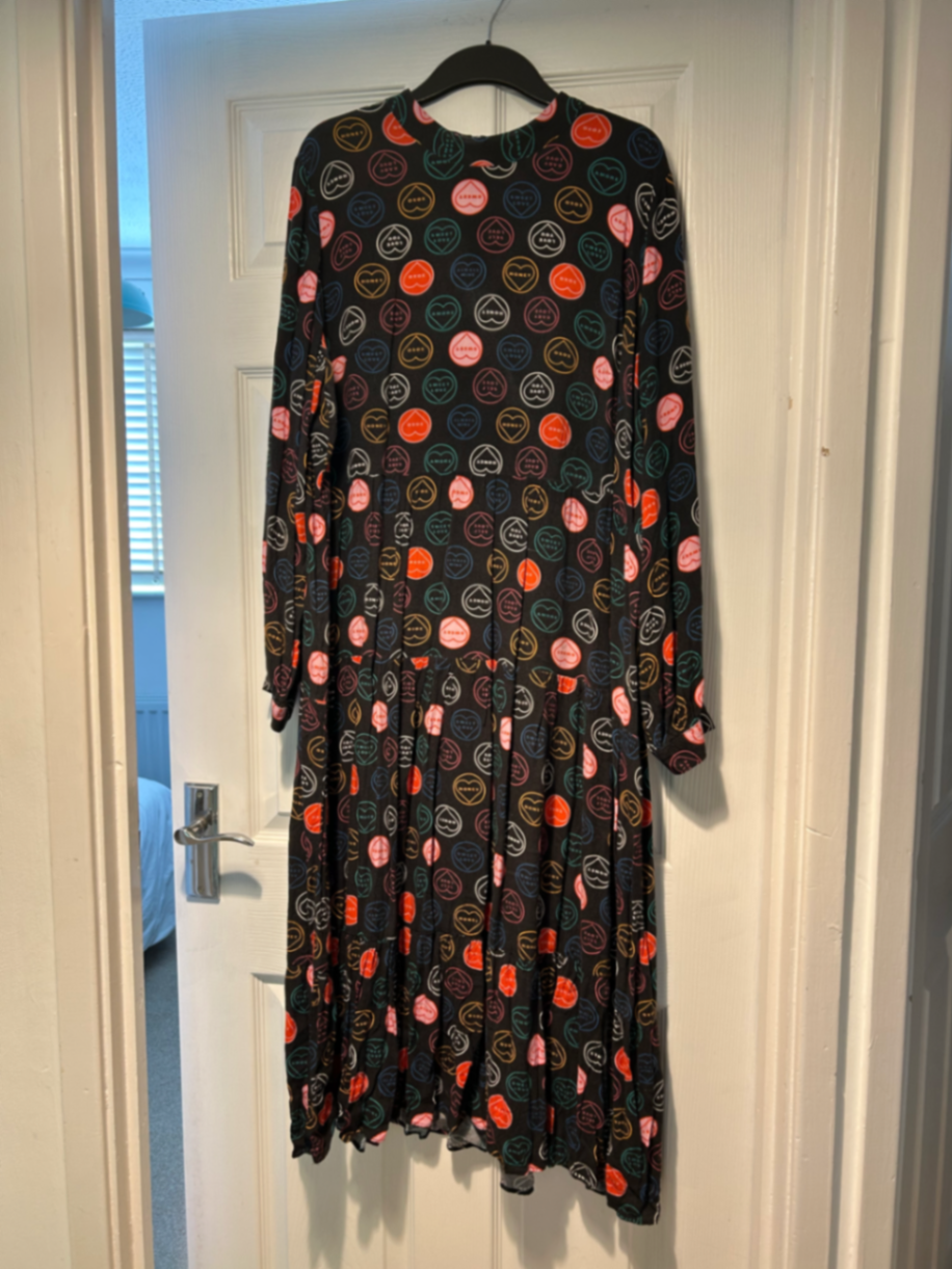 Love Hearts Midi Dress