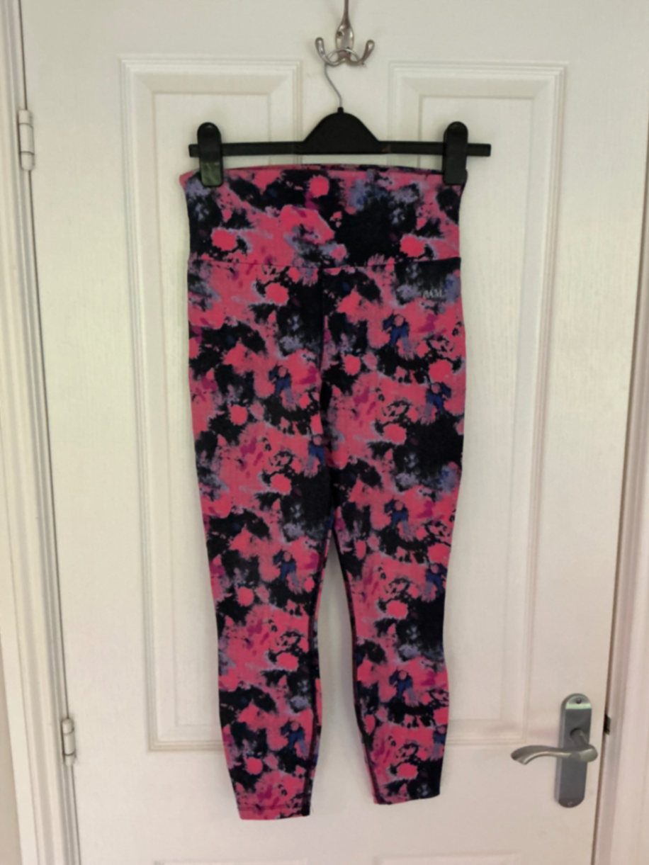 Enduro 7/8 length pink/multi Size 10 Leggings  