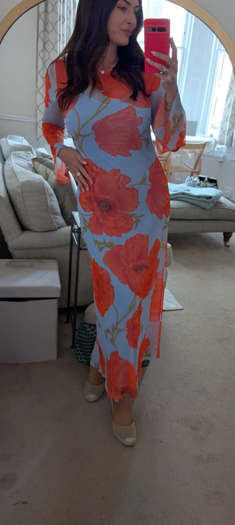 Blue Poppy Aria Mesh Dress