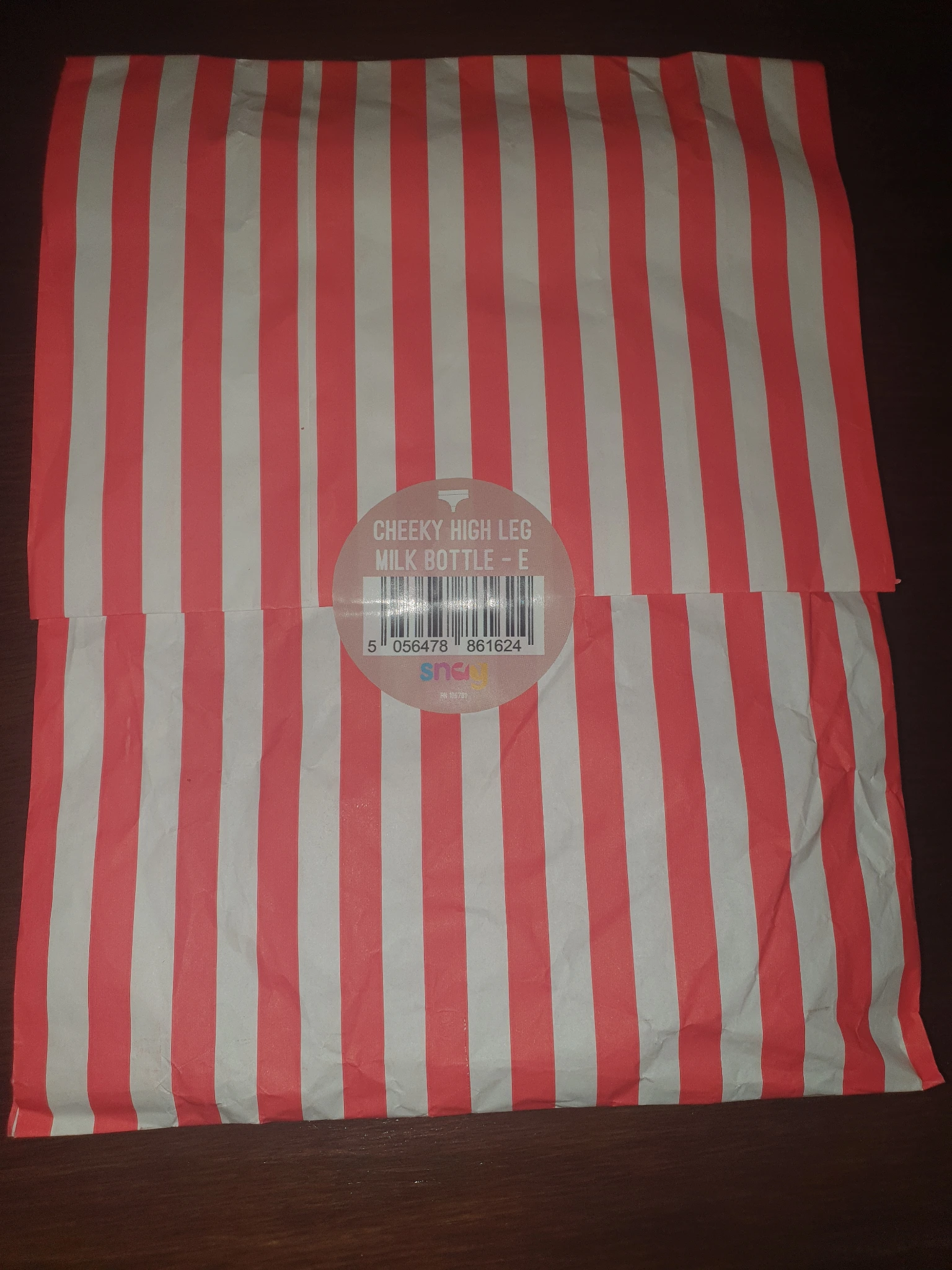 Cheeky High Leg Milk Bottle - E