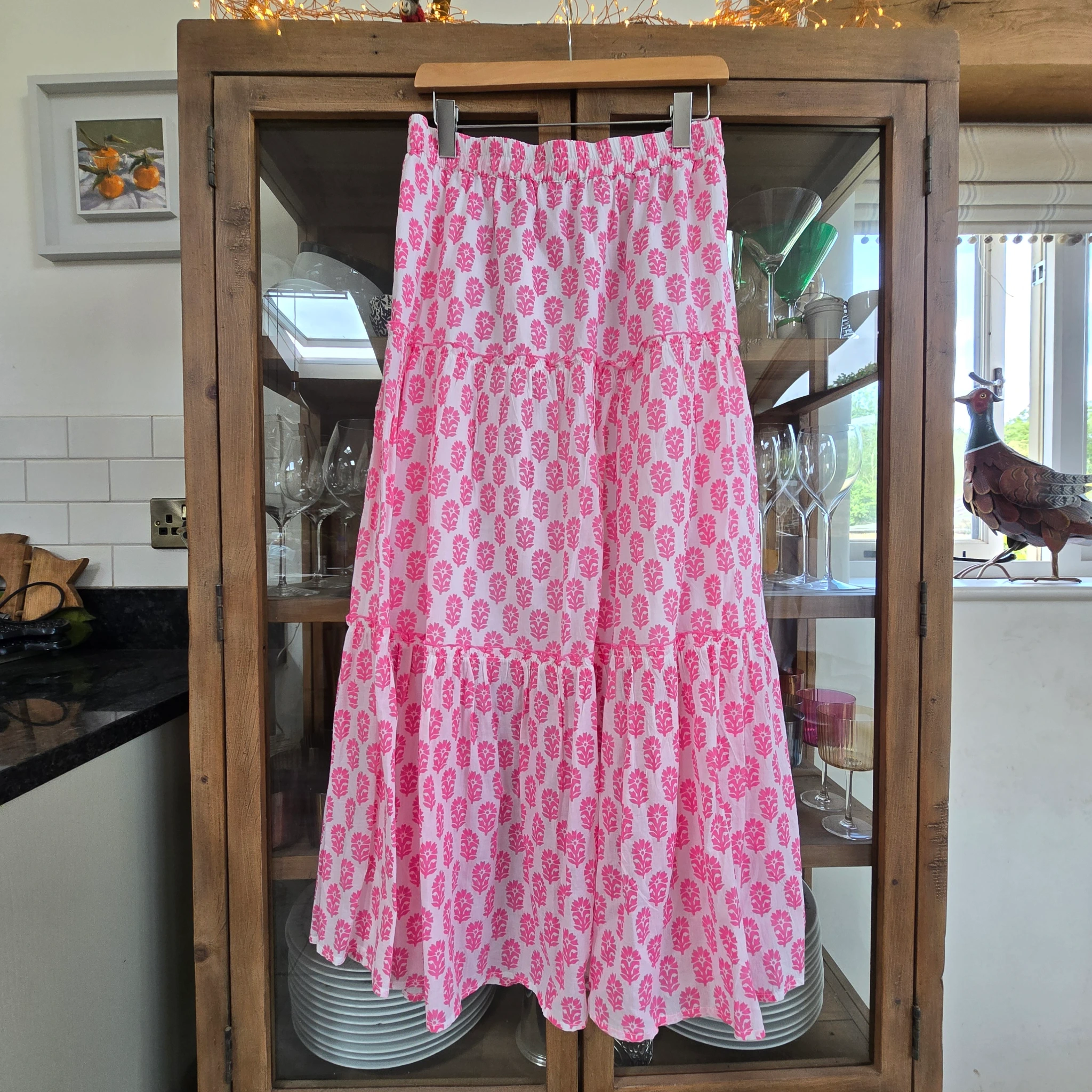 Bea printed organic  cotton skirt