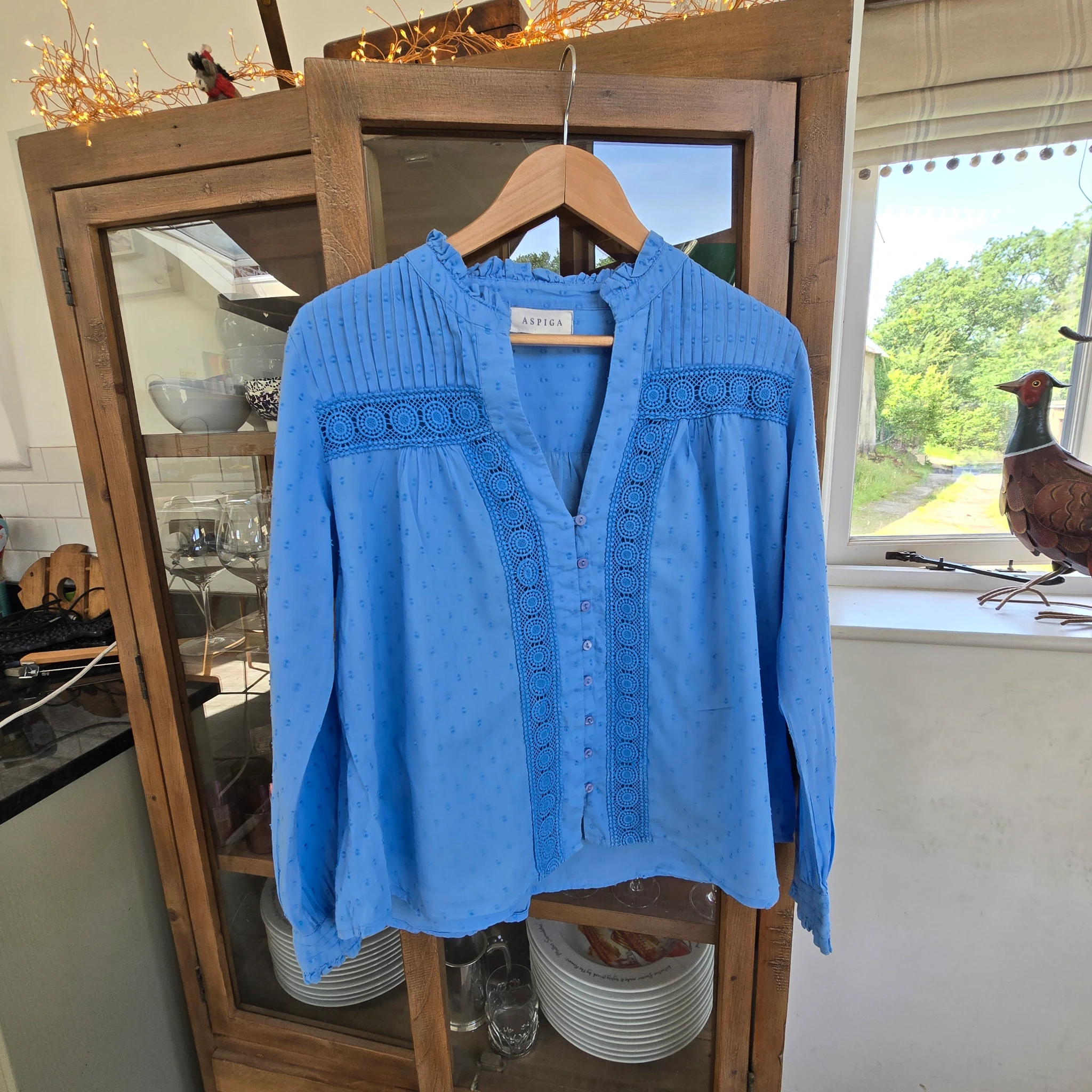 Beautiful blue blouse