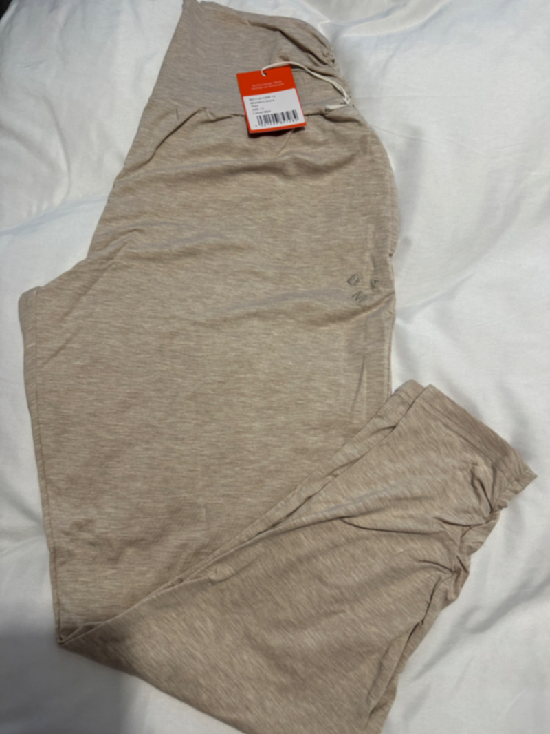 Grace Bamboo Yoga Pants Size 14 (Camel Marl)