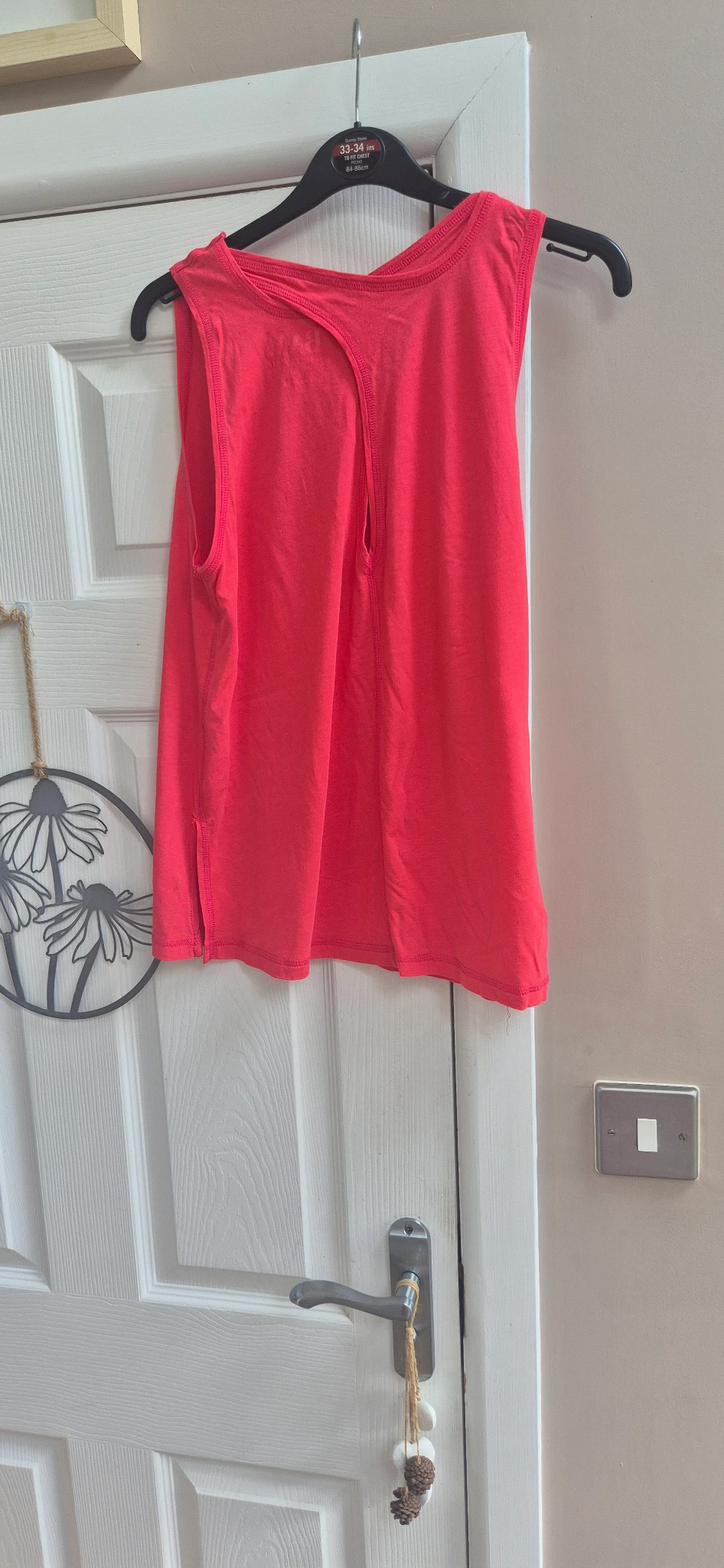 Ladies sleeveless flow top