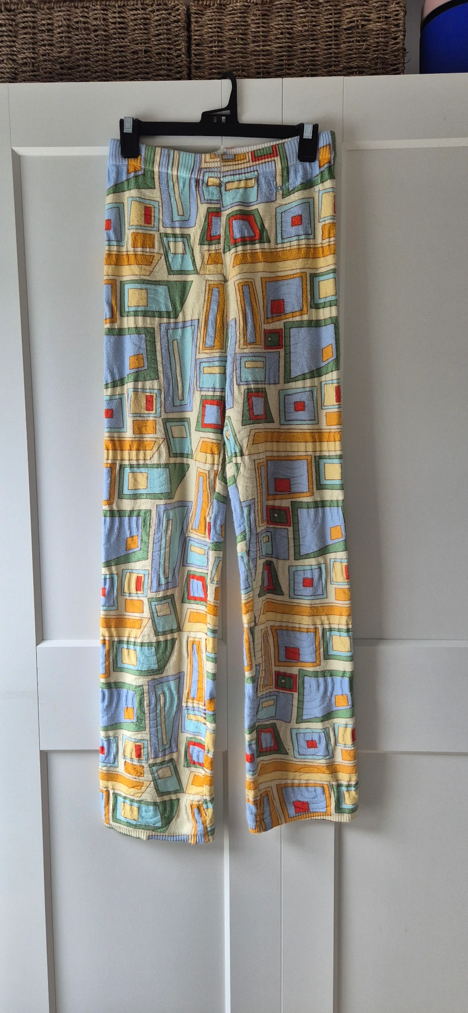 House of Sunny puzzle print trousers