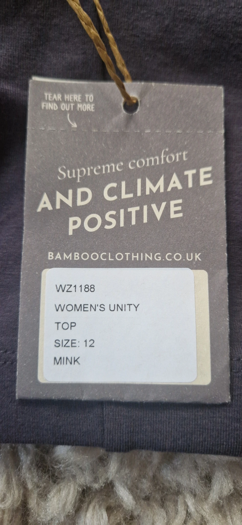 Womens  unity top size 12