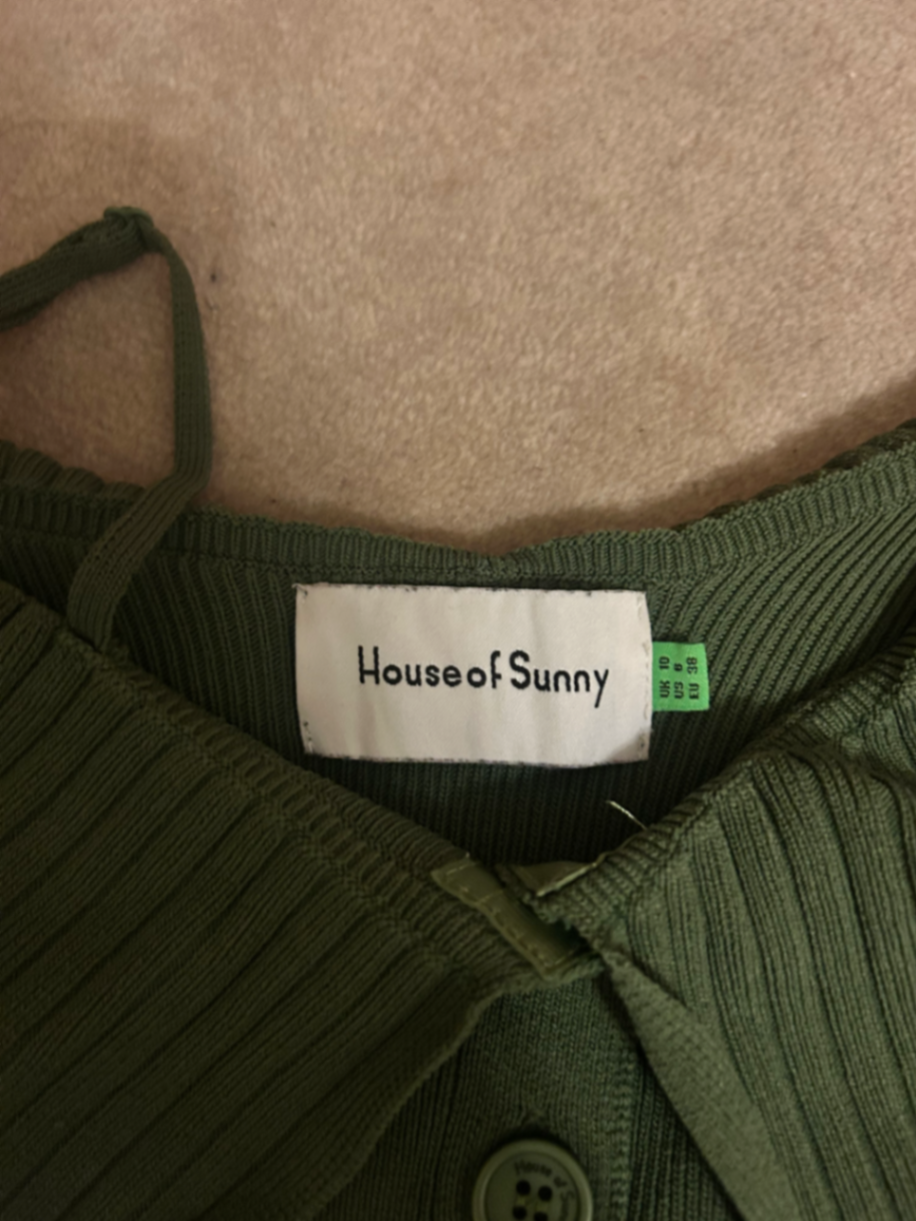 Green One Shoulder Top