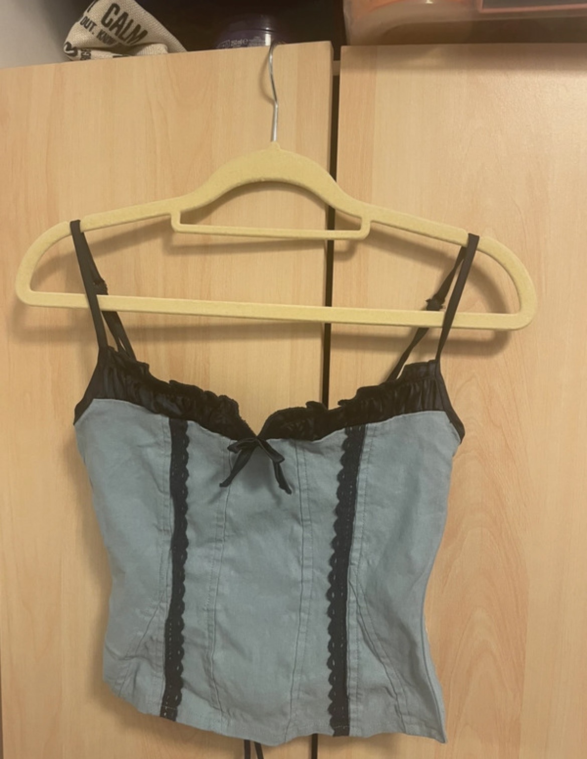 ALEXA CORSET TOP BABY BLUE 86