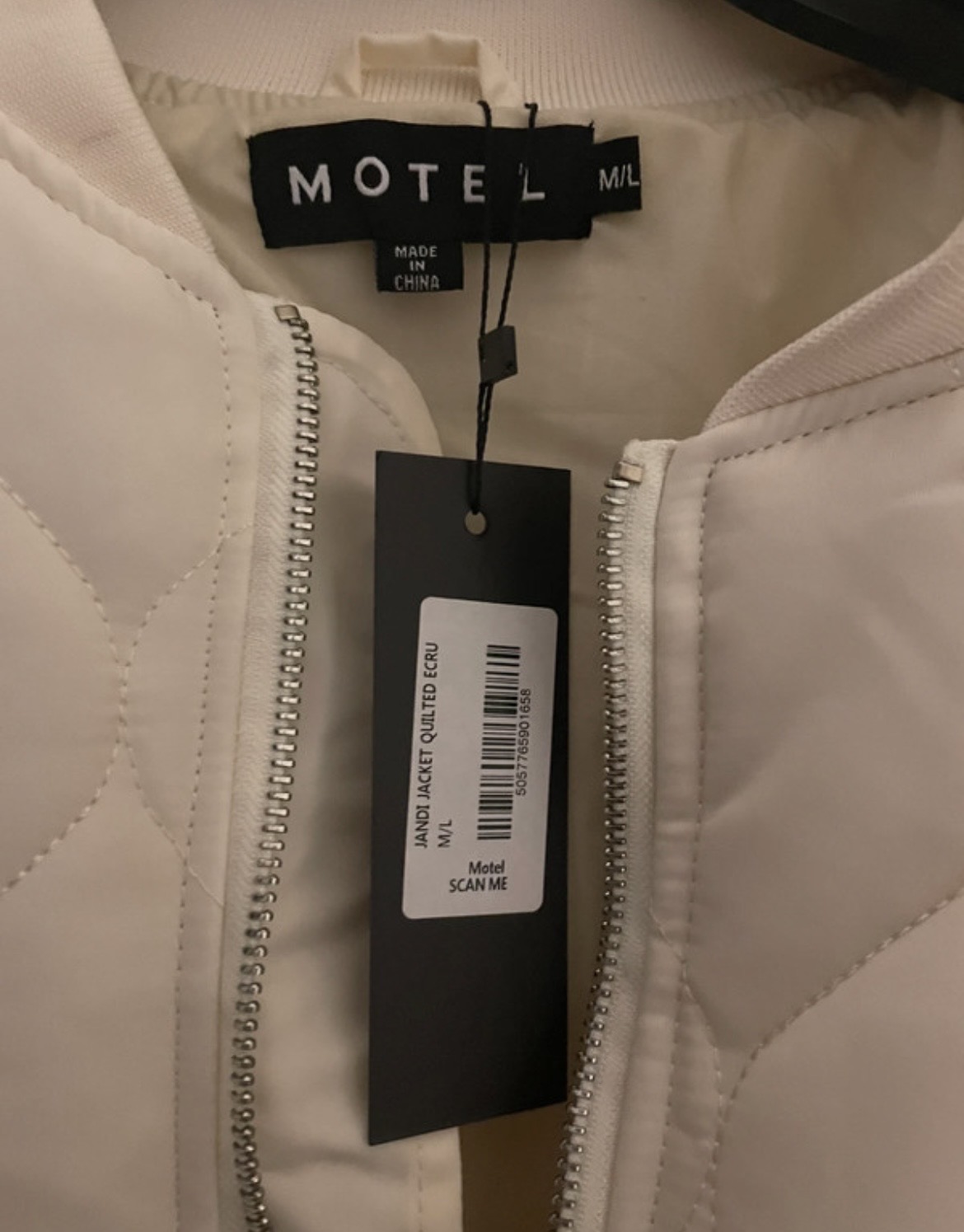 JANDI JACKET QUILTED ECRU