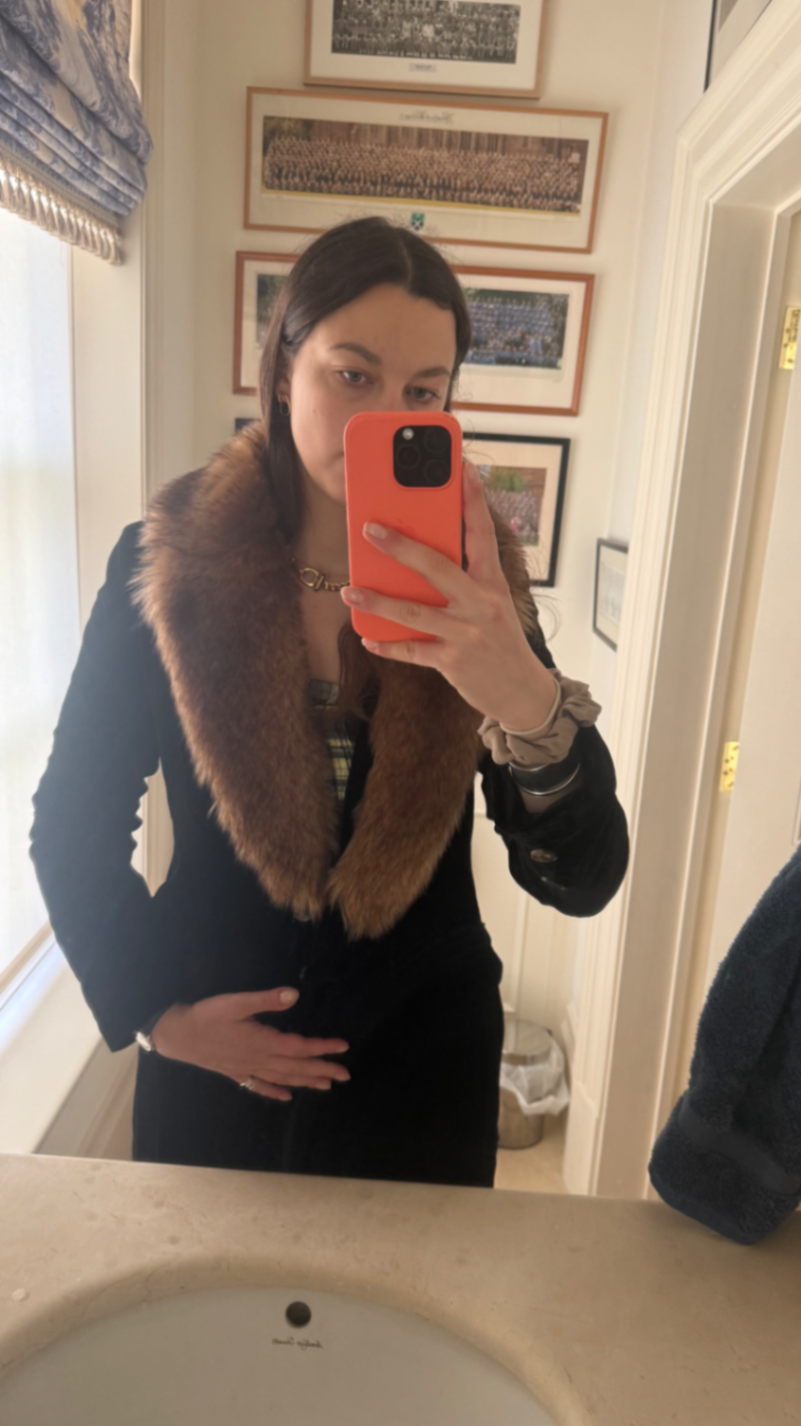 Black Velvet Opera coat 