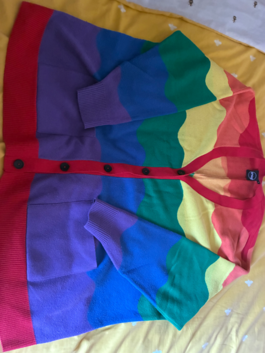 Rainbow cardigan 
