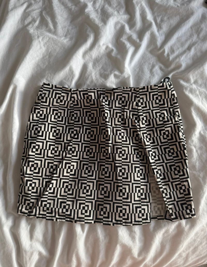 Pelma skirt optic square pattern 