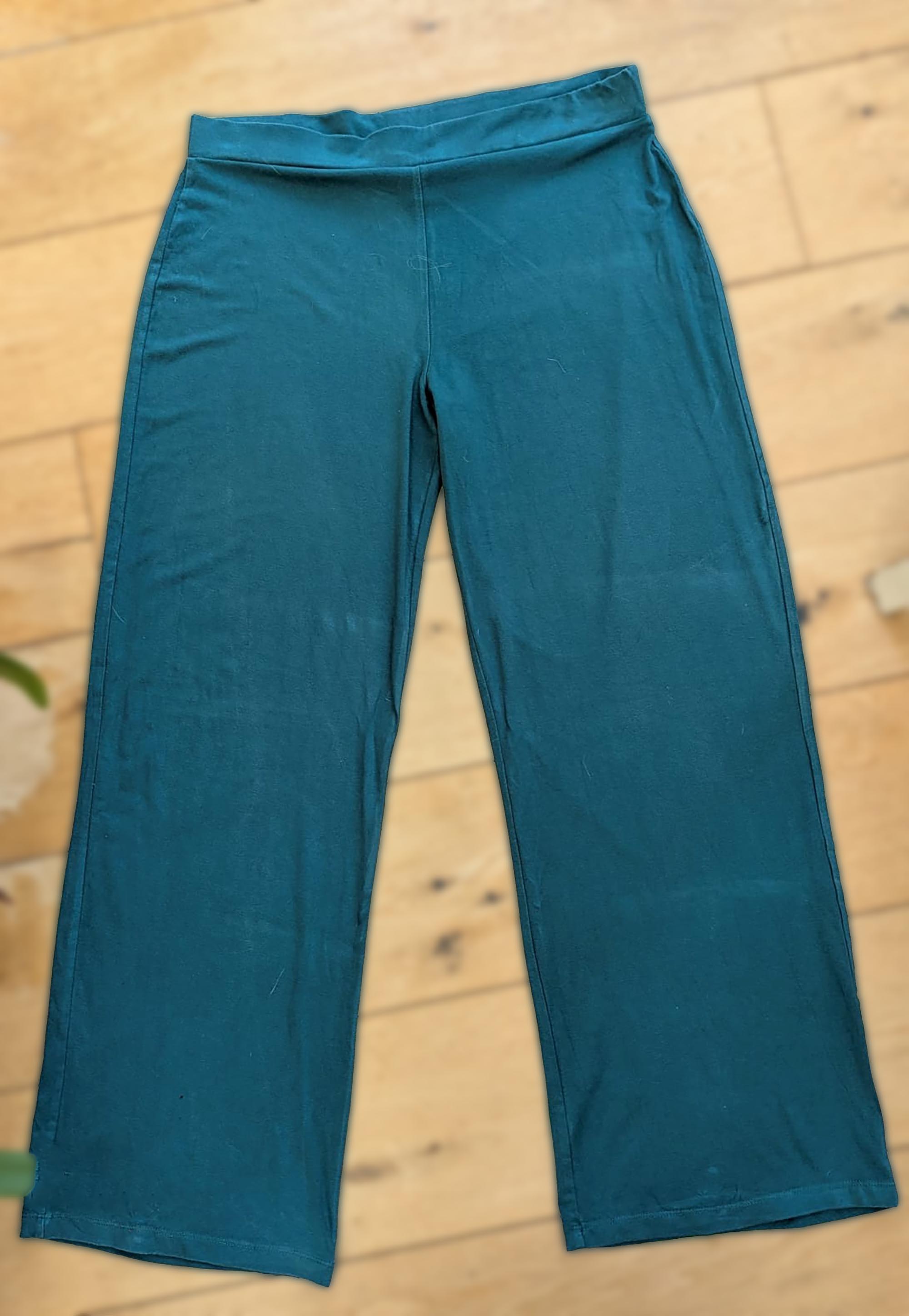 Lauren Jersey Trousers, Size LL, in Blue Spruce (SU, AU, WI)