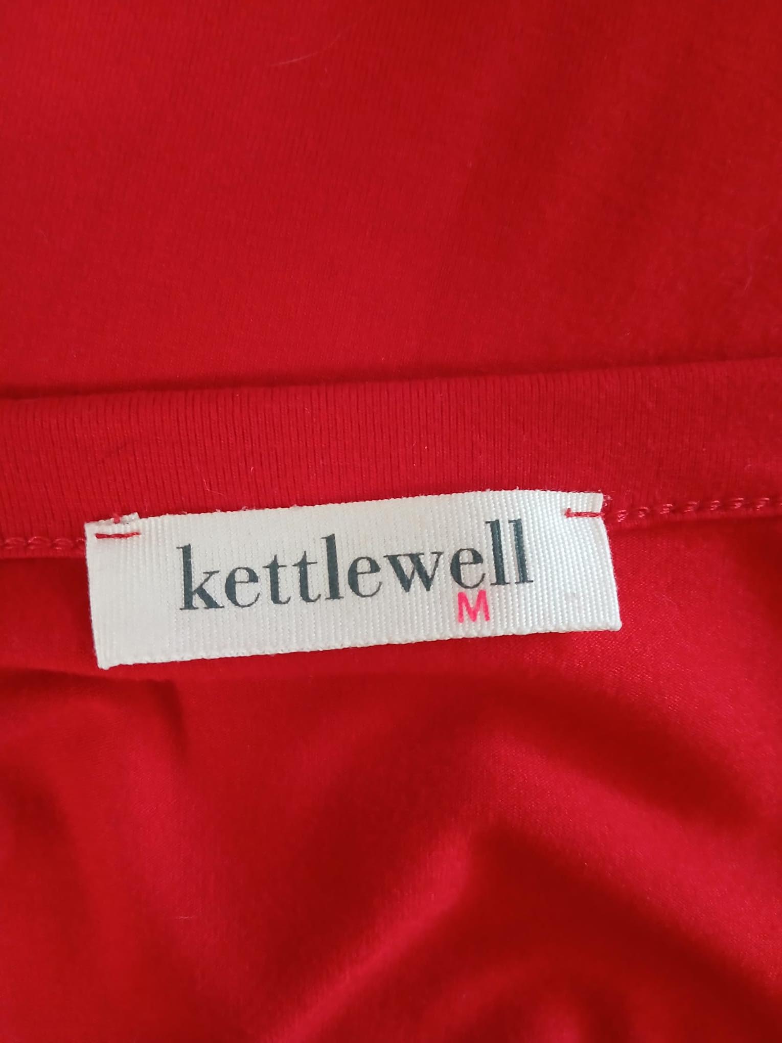 Annie Wrap Dress, Size M, in in Pillarbox Red (WI), Long Sleeve Dress or Duster Coat