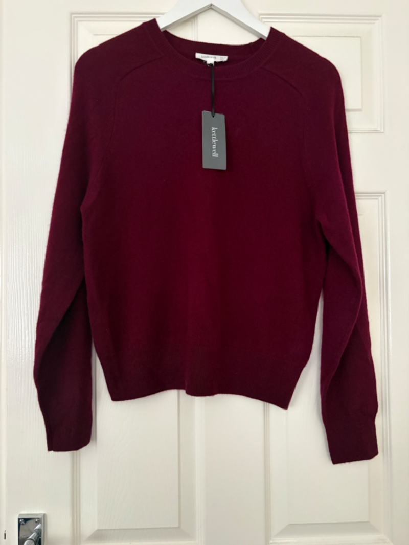 Kettlewell Cashmere Sweater Deep Java Size 10