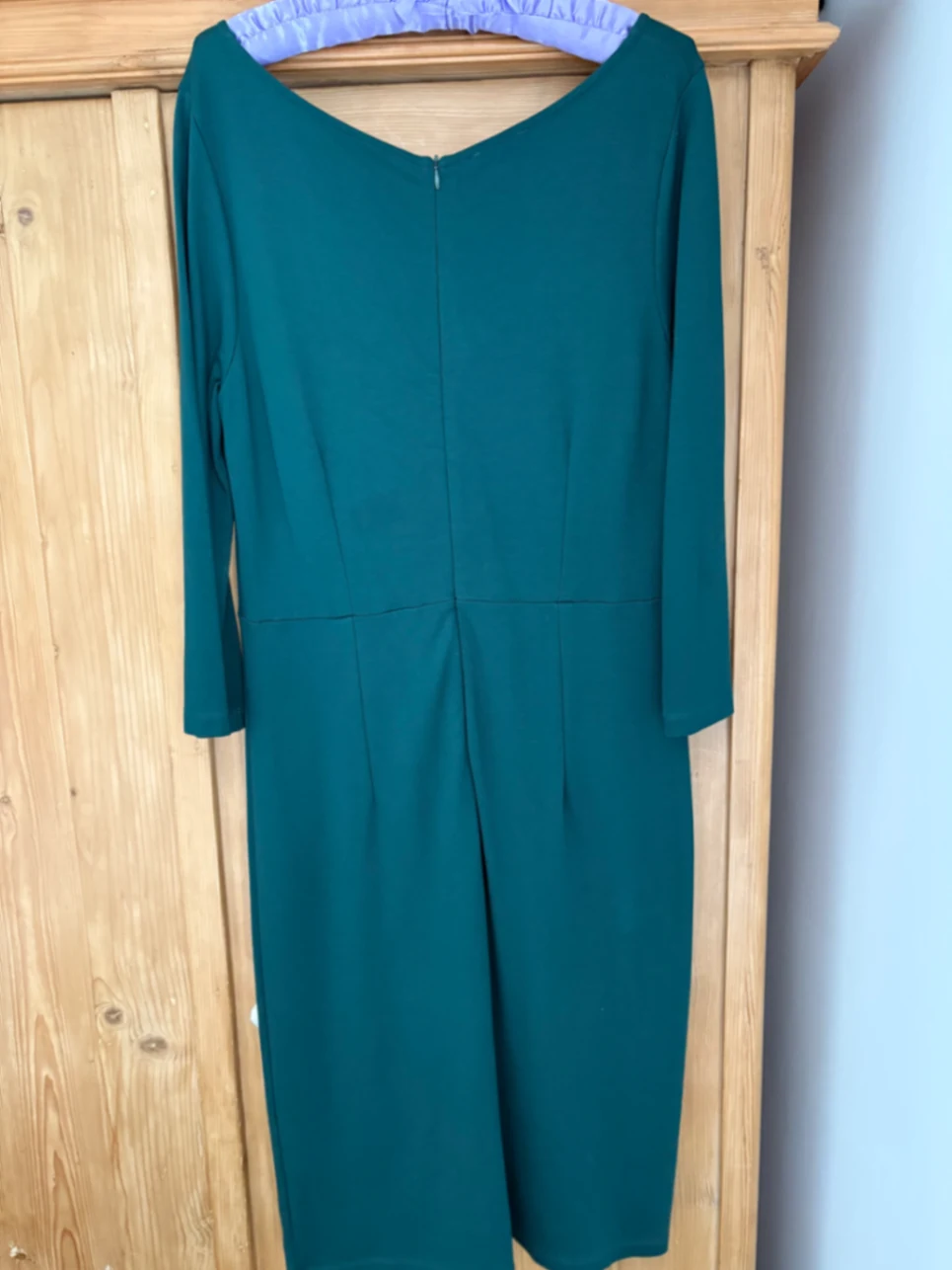 Classic Ponte Dress size L in Pine