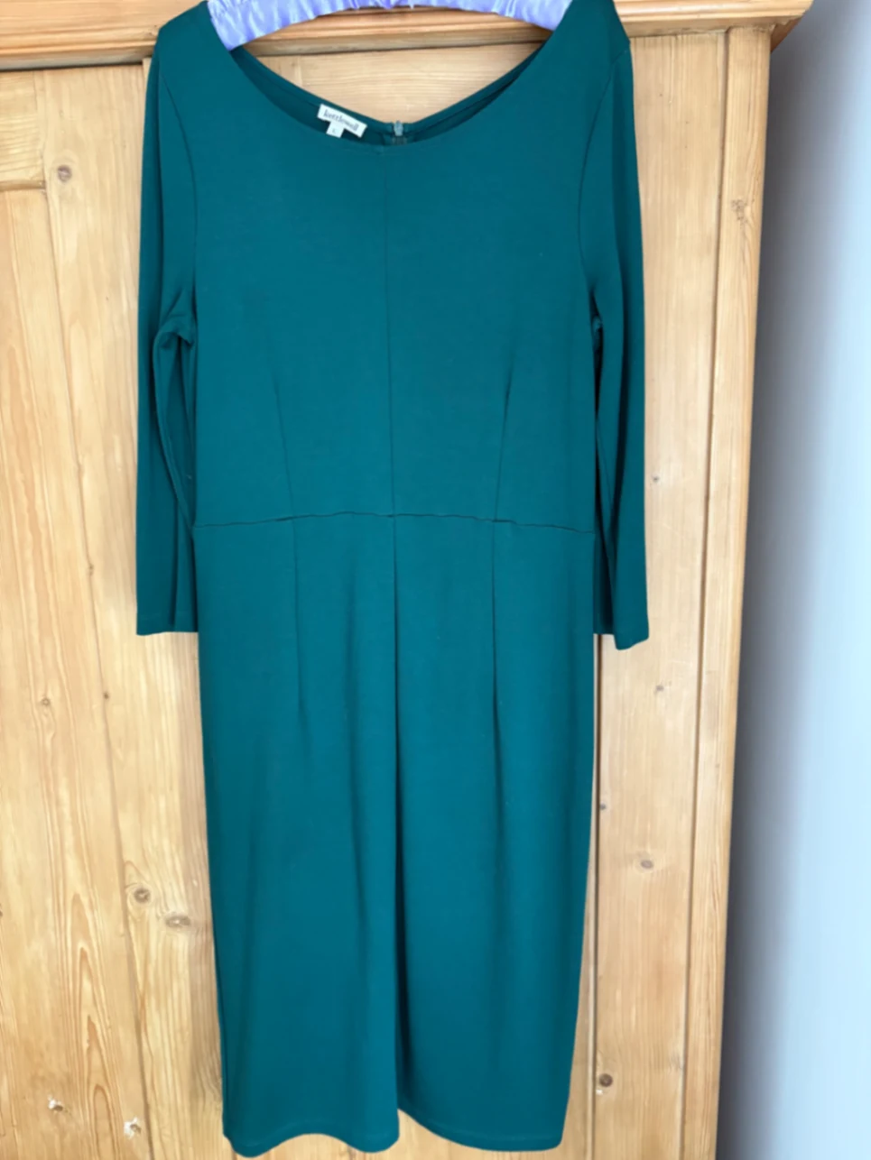 Classic Ponte Dress size L in Pine