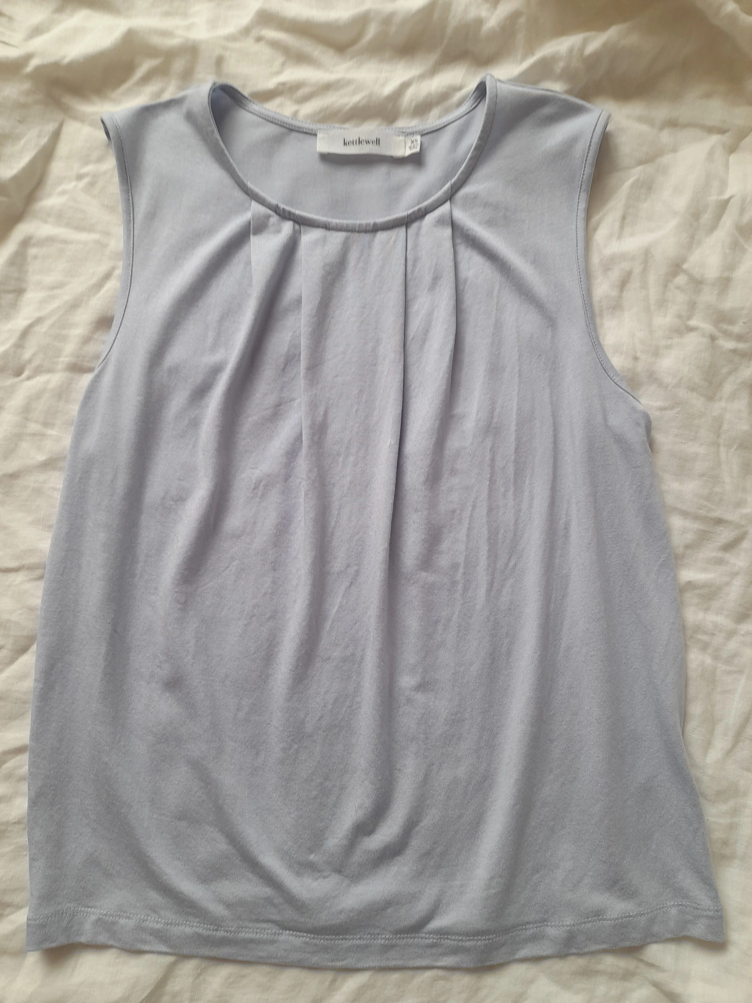 Pippa top in silver, size XS