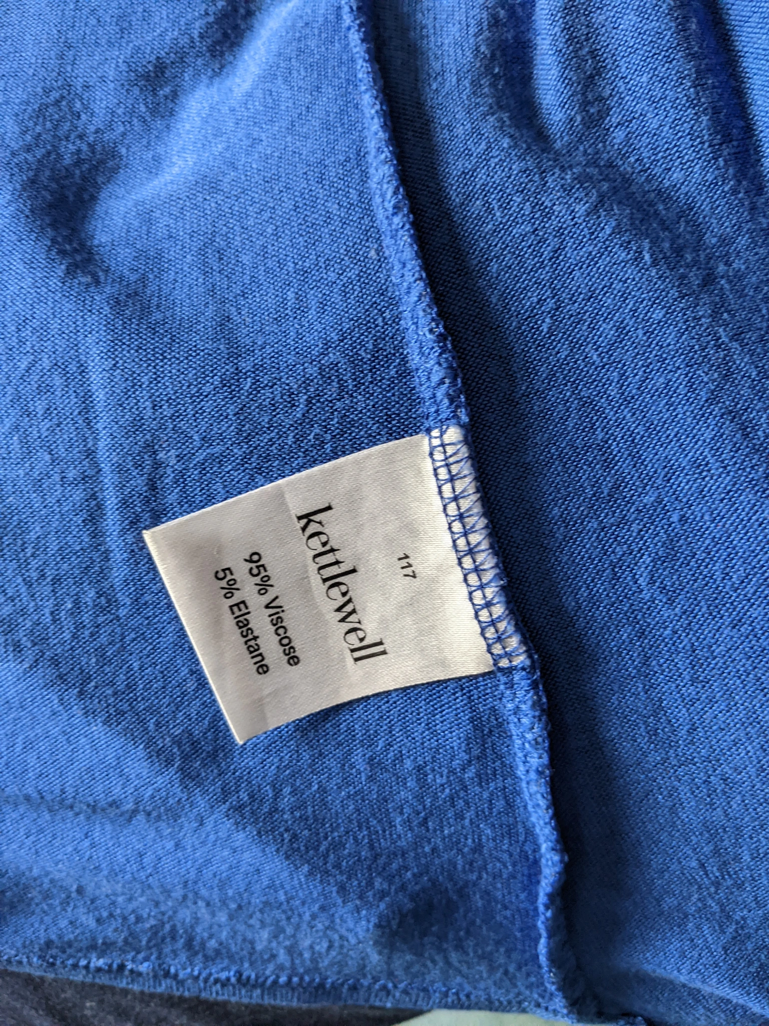 Periwinkle short cascade wrap
