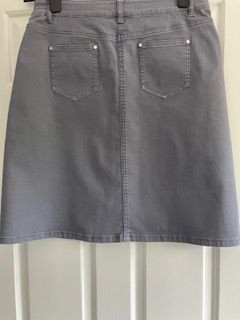 Kettlewell Grey Denim Skirt Size L