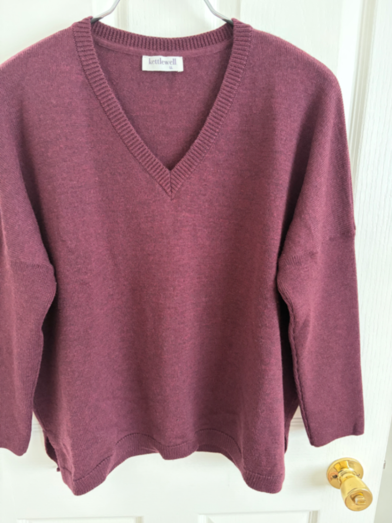 Kettlewell 100% Merino Wool V-Neck Jumper LL