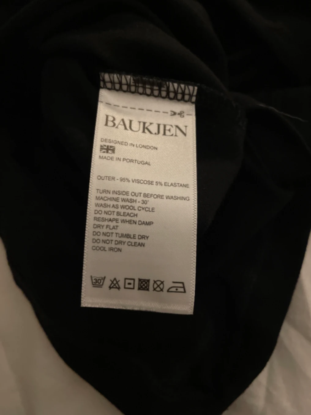 Black v neck vest top with tie back