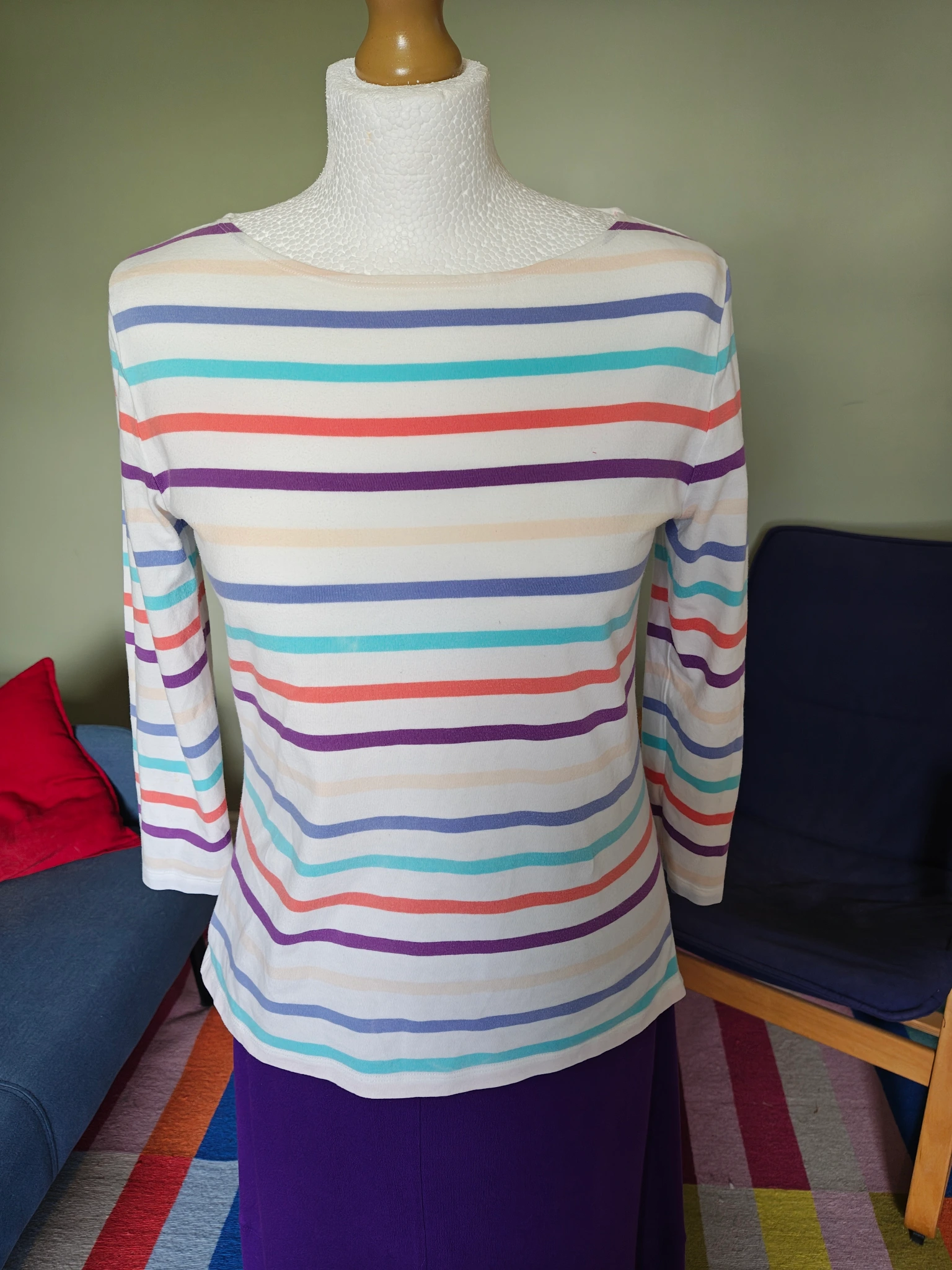 Multi Stripe Breton Carnival Stripe