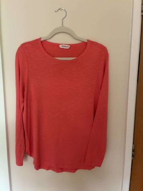 Kettlewell Imogen Long Sleeve Top - Coral 