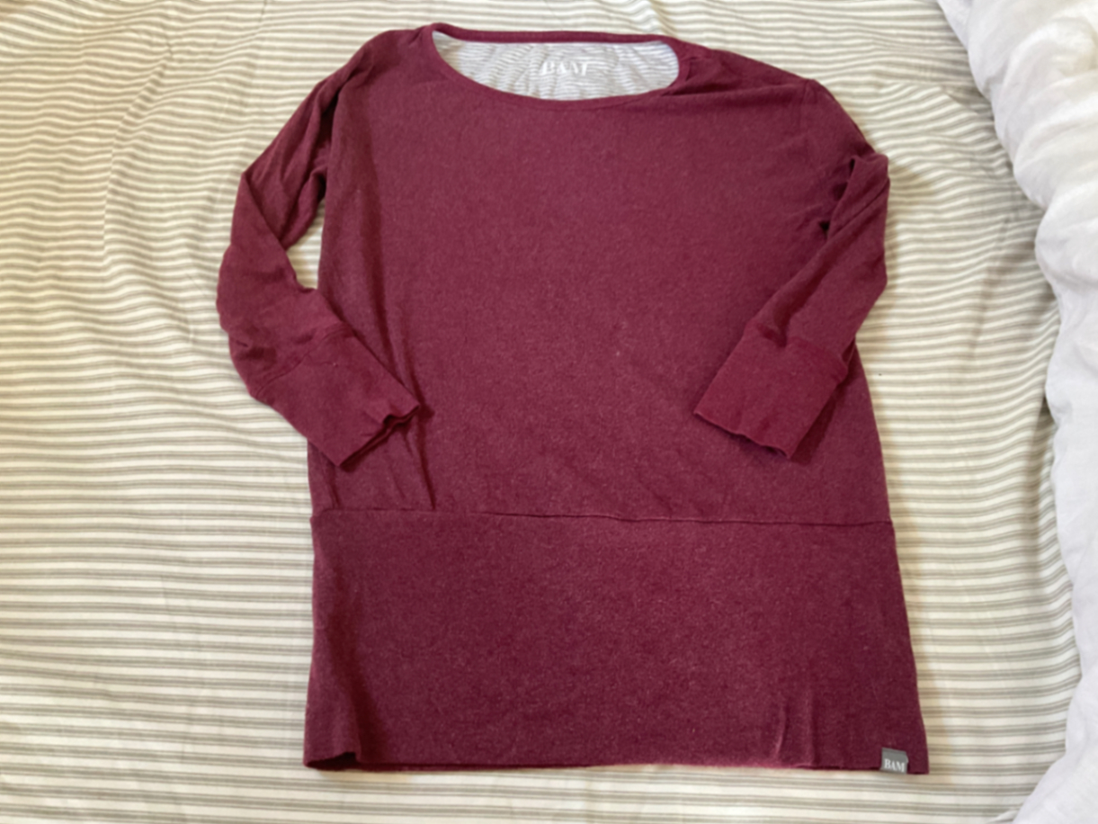 Bam sweat top maroon 10