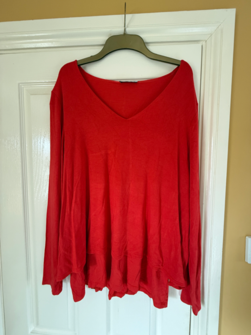 Kettlewell Lulu top in Poppy