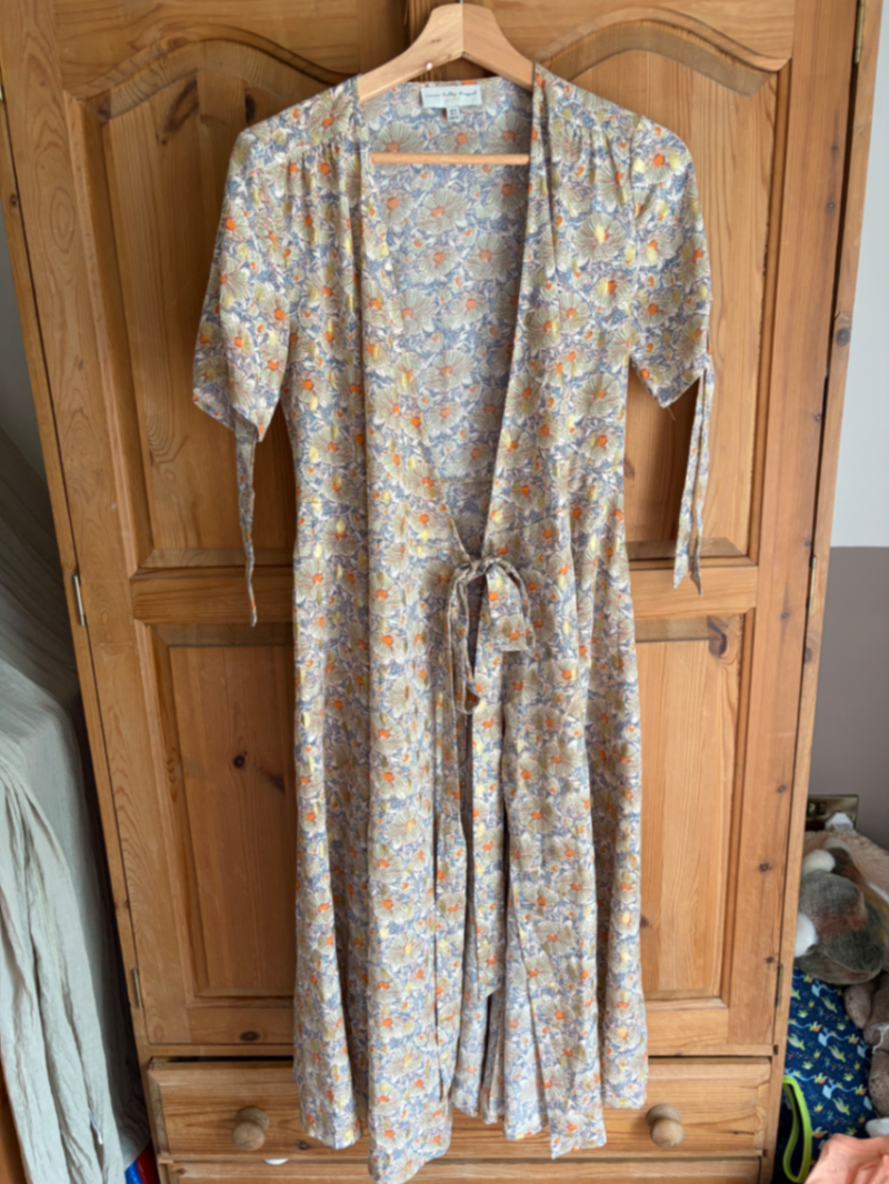 Gold Zsa Zsa Wrap Dress