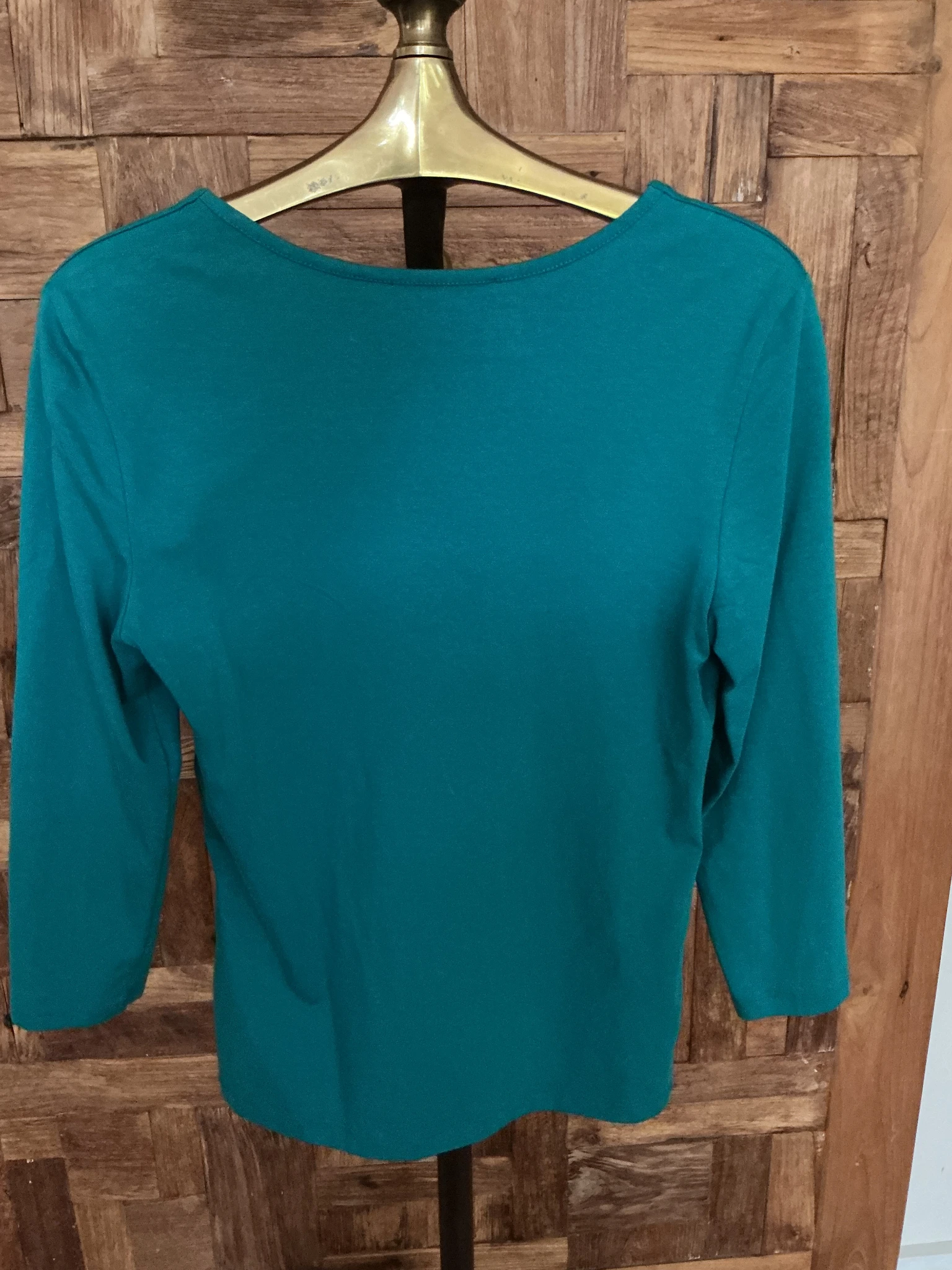 Darcey Scoop 3/4 Sleeve in Teal (all 4 color seasons)