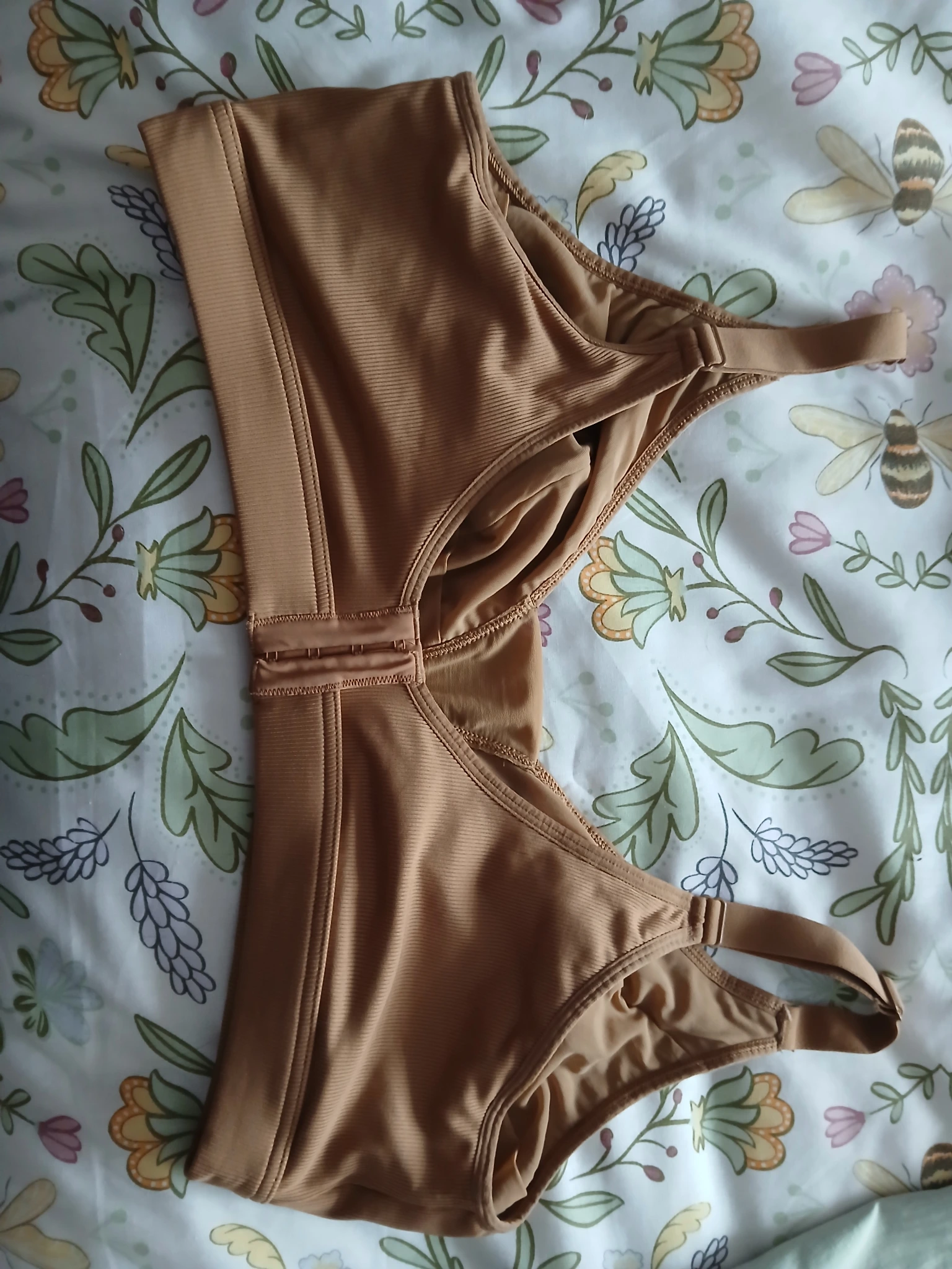 Caramel everyday ribbed bra